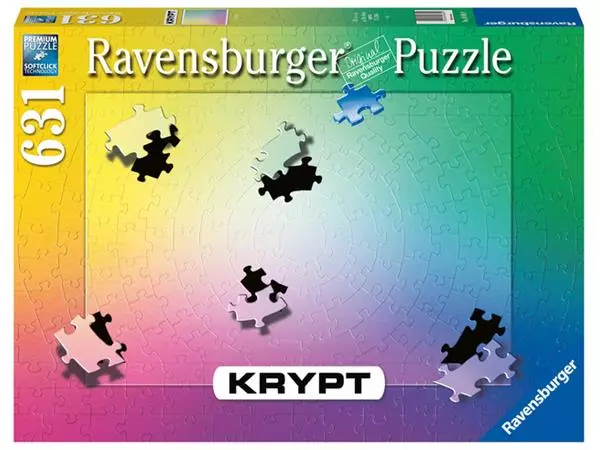 Een Puzzel Ravensburger Kryp Gradient 631 stukjes koop je bij MV Kantoortechniek B.V.