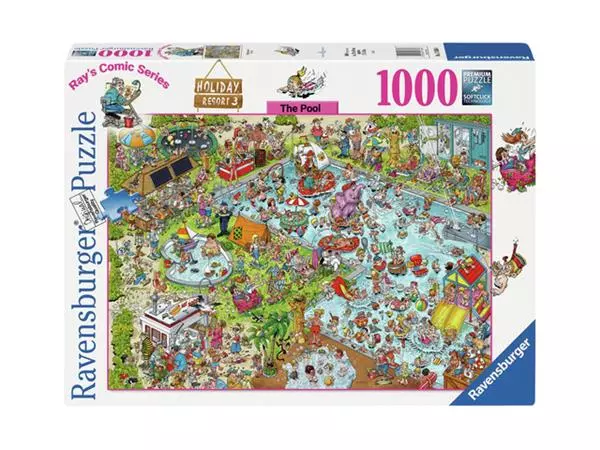 Een Puzzel Ravensburger Ray Comics The Pool deel 3 1000 stukjes koop je bij KantoorProfi België BV