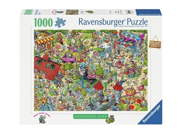 Een Puzzel Ray Comic 4 The Amusement Park 1000 stukjes koop je bij Van Hoye Kantoor BV