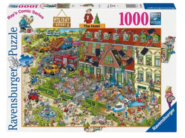 Een Puzzel Ray Comics Holiday resort 2 The hotel 1000 stukjes koop je bij MV Kantoortechniek B.V.