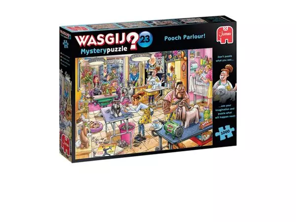 Een Puzzel Wasgij Mystery 23 Trimsalon Kwispel! 1000st koop je bij Unimark Office B.V.