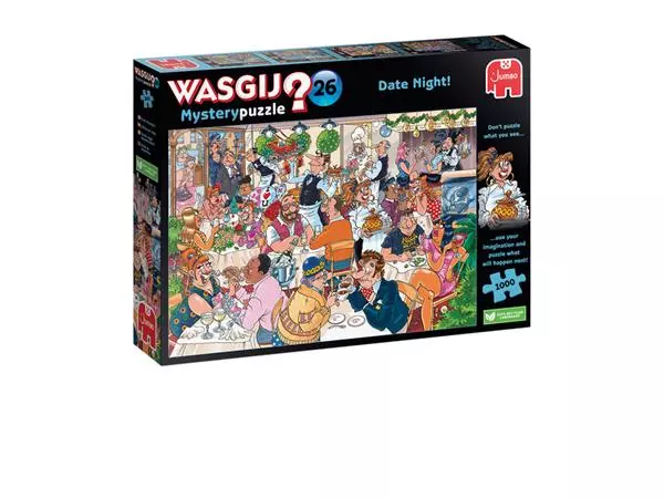 Een Puzzel Wasgij Mystery 26 Date Night! 1000st koop je bij Ziffo Kantoorcentrum BV