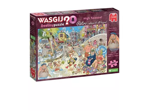 Een Puzzel Wasgij Retro Destiny 8 Hoogseizoen 1000st koop je bij Tonerinktshop