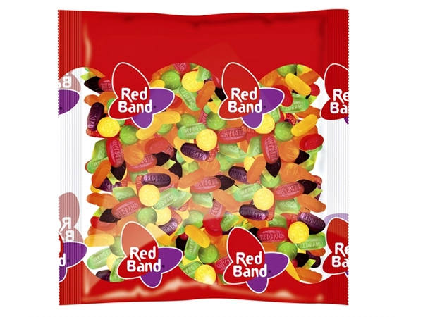 Een Redband winegums gemengd 1kg koop je bij Unimark Office B.V.