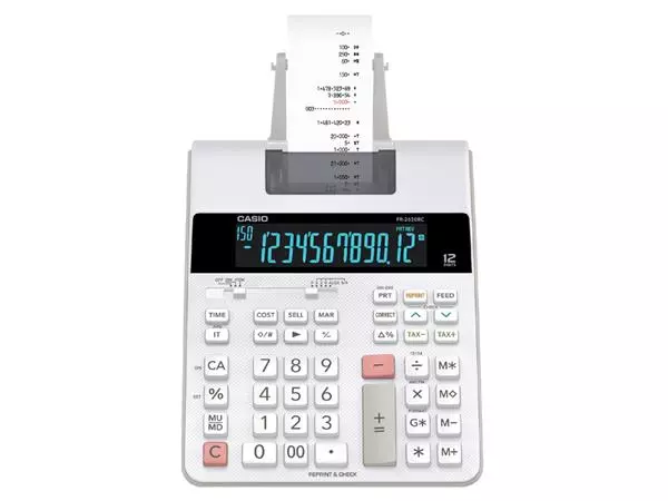 Een Rekenmachine Casio FR-2650RC koop je bij Van Leeuwen Boeken- en kantoorartikelen
