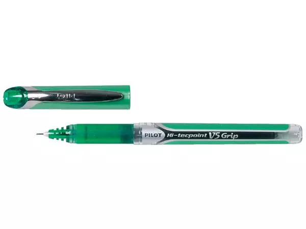 Rollerpen PILOT Hi-Tecpoint V5 Grip fijn groen