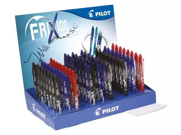 Een Rollerpen Pilot Frixion Clicker 0.35mm display à 120 stuks assorti koop je bij Goedkope Kantoorbenodigdheden