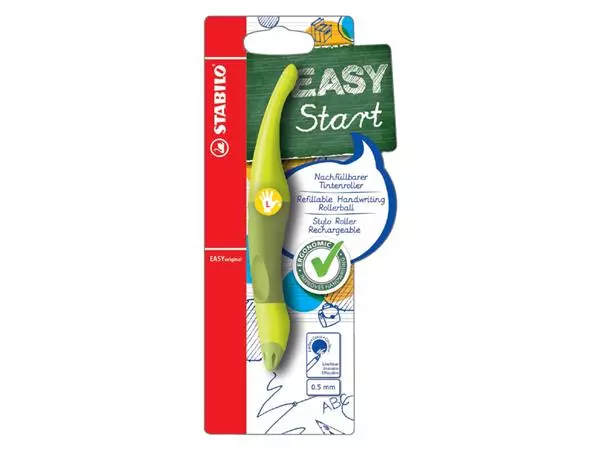 Een Roller STABILO Easy Original gaucher lime/vert koop je bij Van Hoye Kantoor BV