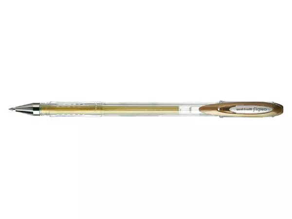 Een Rollerpen Uni-ball Signo medium metallic goud koop je bij Goedkope Kantoorbenodigdheden