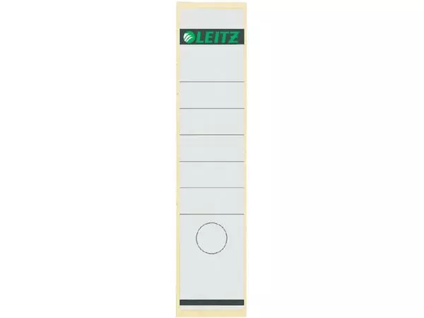 Een Rugetiket Leitz breed/lang 62x285mm zelfklevend wit koop je bij Goedkope Kantoorbenodigdheden