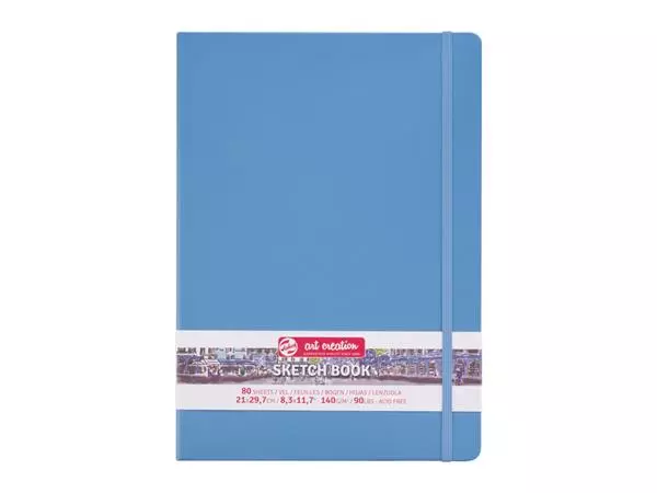 Een Schetsboek Talens Art Creation blauw 21x30cm 140gr 80vel koop je bij Van Hoye Kantoor BV