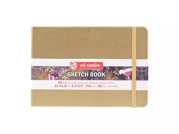 Een Schetsboek Talens Art Creation goudgeel 21x15cm 140gr 80vel koop je bij QuickOffice BV