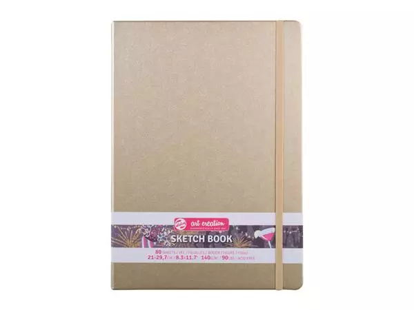 Een Schetsboek Talens Art Creation goudgeel 21x30cm 140gr 80vel koop je bij Van Hoye Kantoor BV