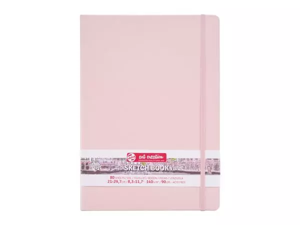 Een Schetsboek Talens Art Creation roze 21x30cm 140gr 80vel koop je bij Van Hoye Kantoor BV