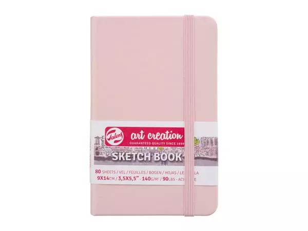 Schetsboek Talens Art Creation roze 9x14cm 140gr 80vel