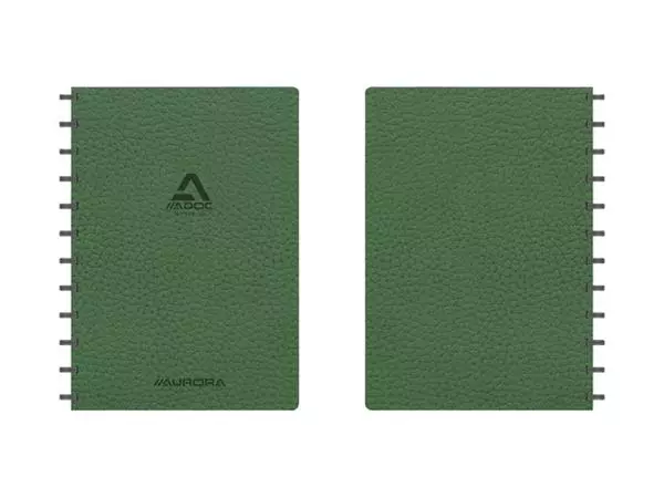 Een Schrift Adoc Business A4 ruit 5x5mm 144 pagina's 90gr groen koop je bij Van Leeuwen Boeken- en kantoorartikelen