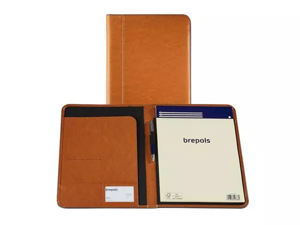 Buy your Writing folder Brepols Palermo Fashion A5 camel at QuickOffice BV