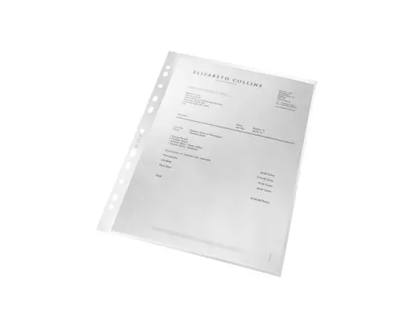 Een Showtas Leitz Recycle A4 11-gaats PP 0.10mm transparant 25 stuks koop je bij EconOffice
