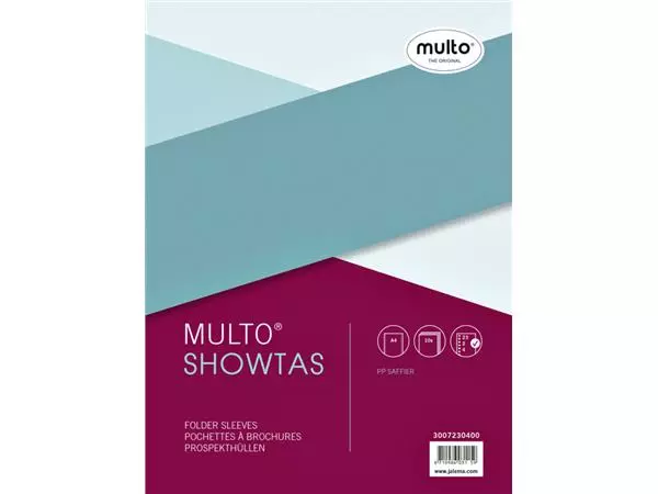 Een Showtas Multo 23-gaats PP 0.08mm nerf 10 stuks koop je bij EconOffice