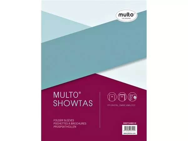 Een Showtas Multo 23-gaats PP 0.14mm glad 10 stuks koop je bij Goedkope Kantoorbenodigdheden