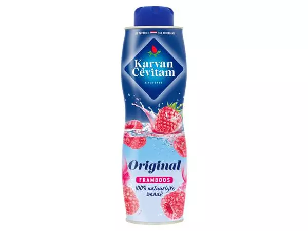 Een Siroop Karvan Cevitam framboos 600ml koop je bij Tonerinktshop