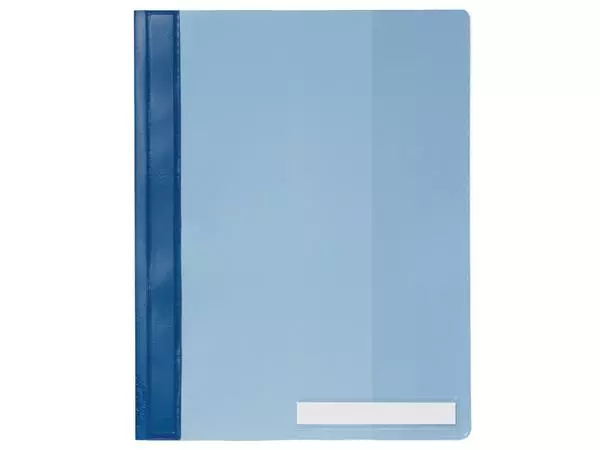 Een Snelhechter Durable A4 PVC extra breed blauw koop je bij Kantoorvakhandel van der Heijde