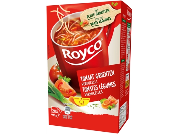 Een Soep Royco tomaat groenten 20 zakjes koop je bij Ziffo Kantoorcentrum BV