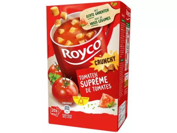Een Soep Royco tomaten supreme met croutons 20 zakjes koop je bij L&N Partners voor Partners B.V.