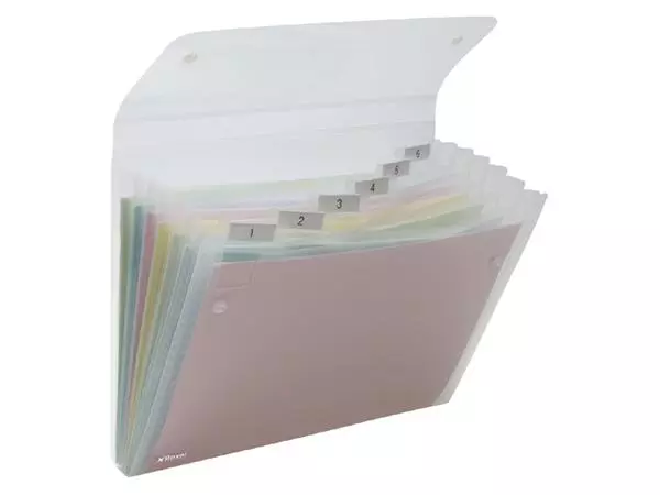 Een Sorteermap Rexel Ice 6-vaks transparant koop je bij EconOffice