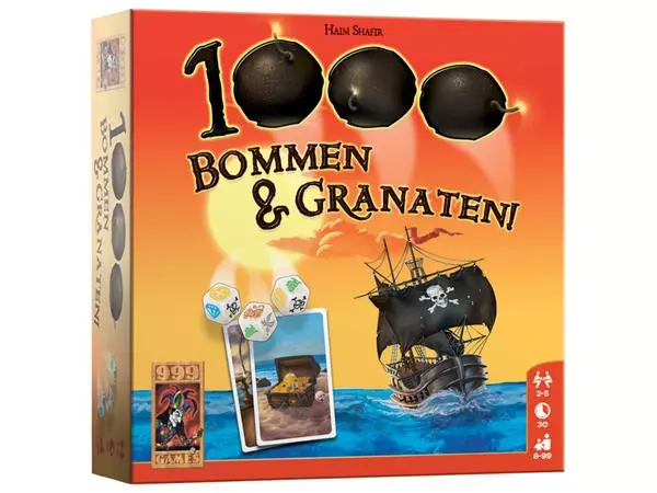 Een Spel 1000 Bommen & Granaten! koop je bij Unimark Office B.V.