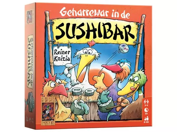 Spel Geharrewar in de Sushibar