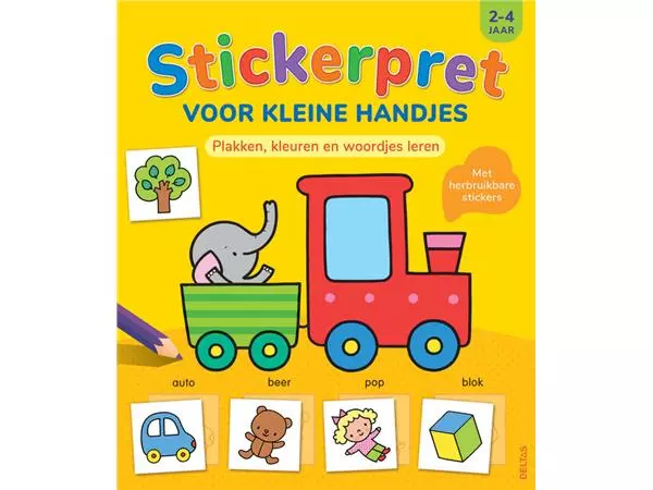 Een Stickerboek Deltas Stickerpret voor kleine handjes 2-4 jaar koop je bij EconOffice