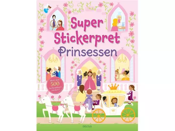 Een Stickerboek Deltas Super Stickerpret prinsessen koop je bij Totaal Kantoor Goeree