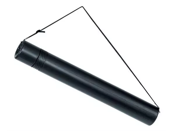 Een Tekeningkoker Linex zoom 50 tot 90cm doorsnee 6cm zwart koop je bij Van Leeuwen Boeken- en kantoorartikelen