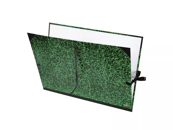 Een Tekenmap Canson 61x81cm kleur groen annonay sluiting met linten koop je bij EconOffice