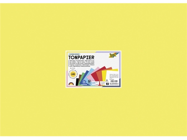 Buy your Tekenpapier Folia 50x70cm 130gram pak à 100 vel 10 kleuren at QuickOffice BV