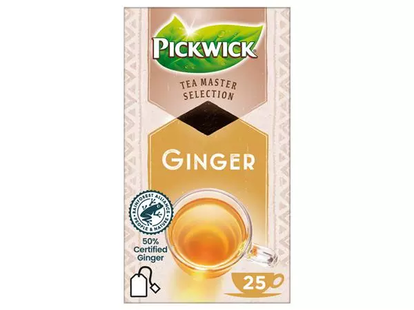 Een Thee Pickwick Master Selection ginger 25st koop je bij EconOffice