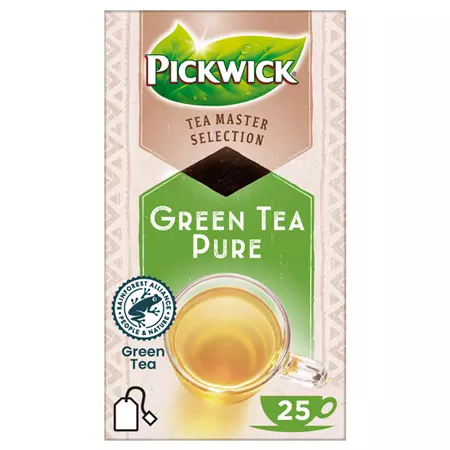 Een Thee Pickwick Master Selection green pure 25st koop je bij Van Hoye Kantoor BV