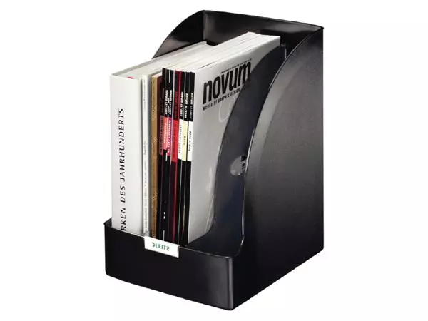 Een Tijdschriftcassette Leitz Plus jumbo zwart koop je bij Goedkope Kantoorbenodigdheden