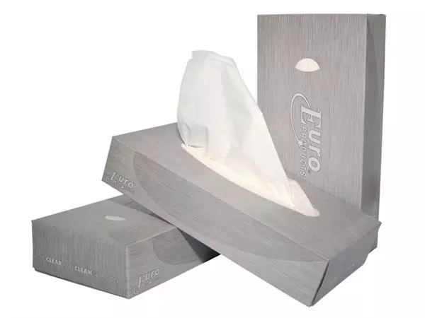 Een Facial tissue Euro Products 2l wit 140040 koop je bij MV Kantoortechniek B.V.