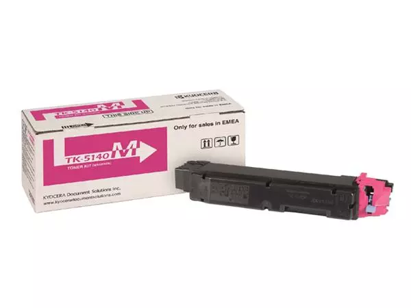 Een Toner Kyocera TK-5140M rood koop je bij Alles voor uw kantoor