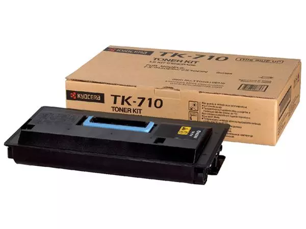 Een Toner Kyocera TK-710K zwart koop je bij Totaal Kantoor Goeree