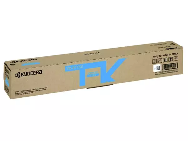 Een Toner Kyocera TK-8115C blauw koop je bij EconOffice