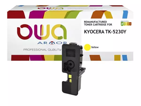 Een Toner OWA alternatief tbv Kyocera TK-5230Y geel koop je bij MV Kantoortechniek B.V.