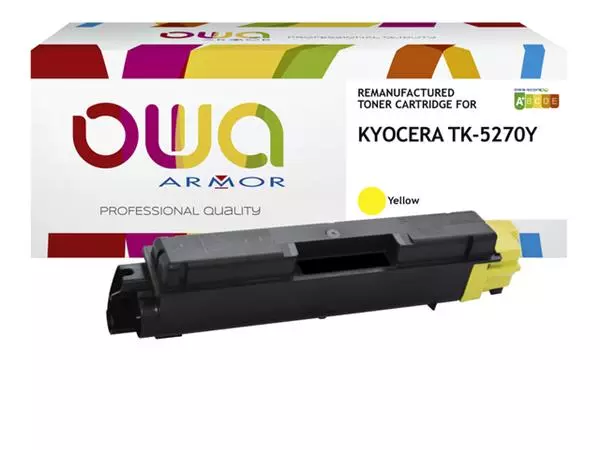 Toner OWA alternatief tbv Kyocera TK-5270Y geel