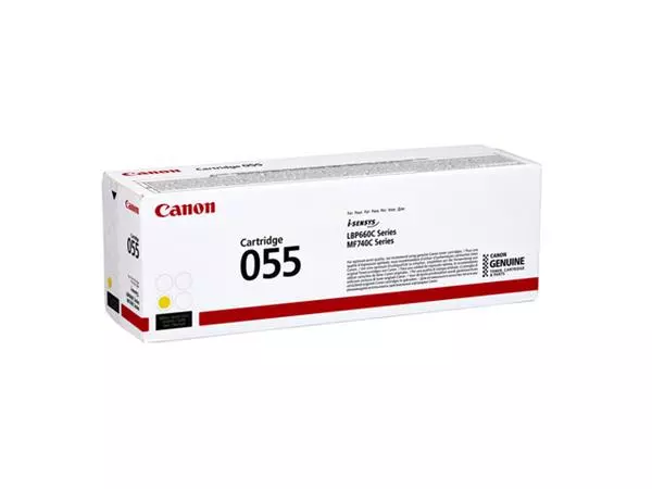 Een Tonercartridge Canon 055 geel koop je bij De Angelot