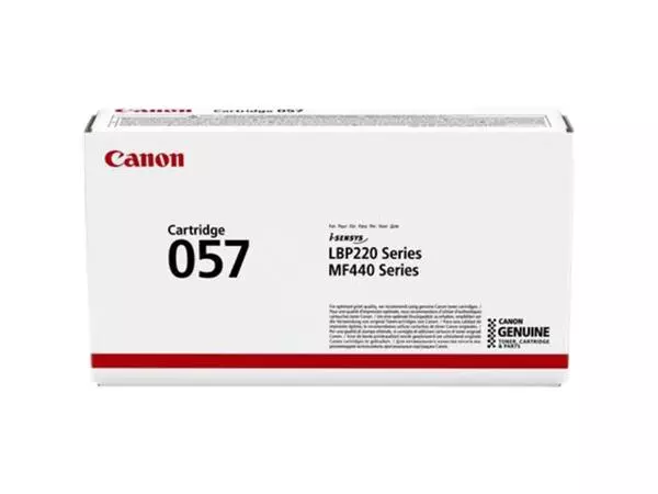 Een Cartouche toner Canon 057 noir koop je bij QuickOffice BV