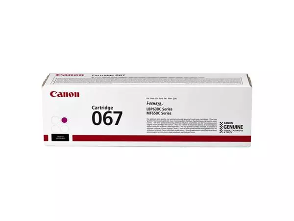 Een Tonercartridge Canon 067 rood koop je bij Klik Office BV