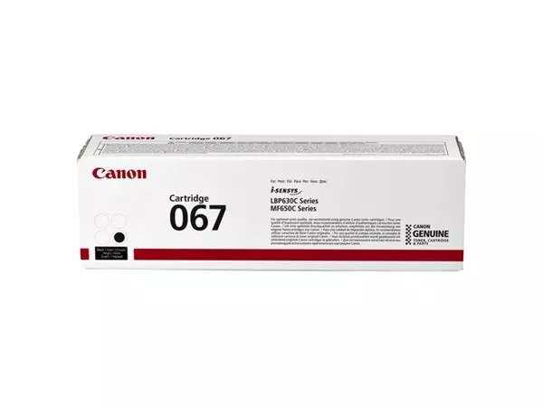 Een Tonercartridge Canon 067 zwart koop je bij Klik Office BV