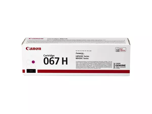 Een Cartouche toner Canon 067H rouge koop je bij QuickOffice BV